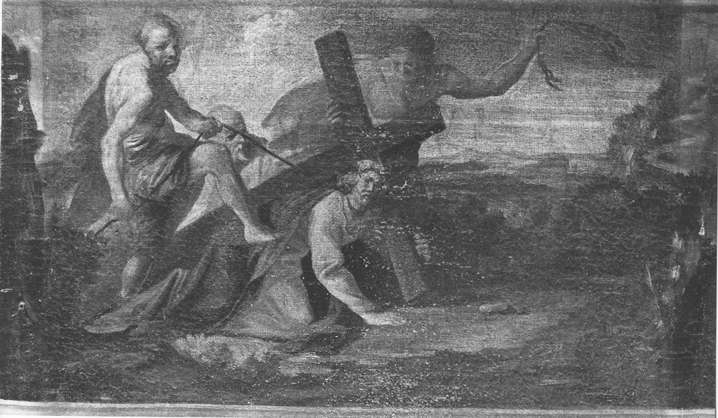 Cristo portacroce (dipinto) - ambito Italia centrale (sec. XVIII)