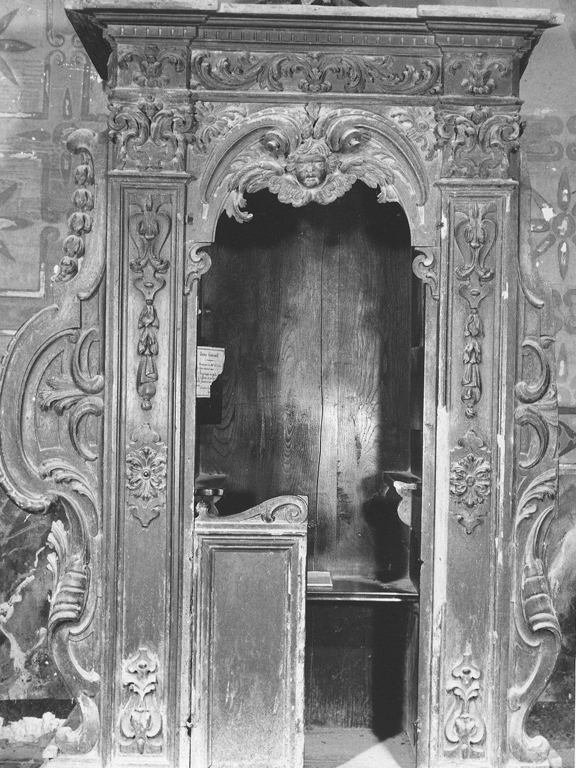 confessionale - ambito romano (sec. XVII)