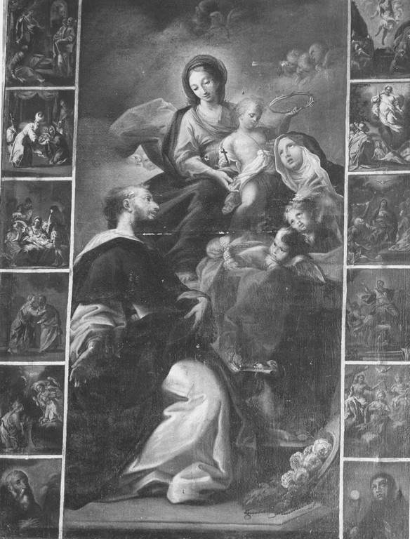 Madonna del Rosario (dipinto) - ambito napoletano (sec. XVIII)