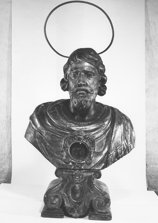 reliquiario - a busto - ambito Italia centrale (sec. XVII)