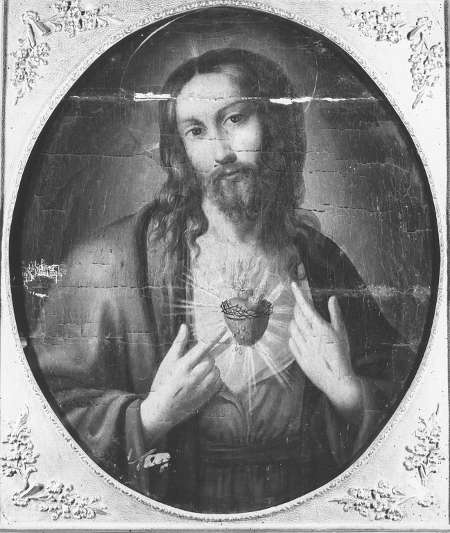 Sacro Cuore di Gesù (dipinto) - ambito Italia centrale (sec. XIX)