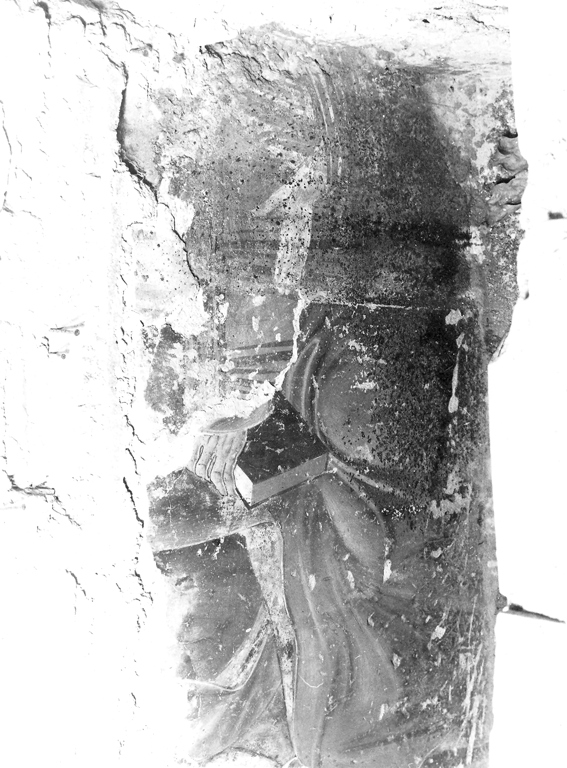 apostolo (dipinto, frammento) - ambito viterbese (seconda metà sec. XV)