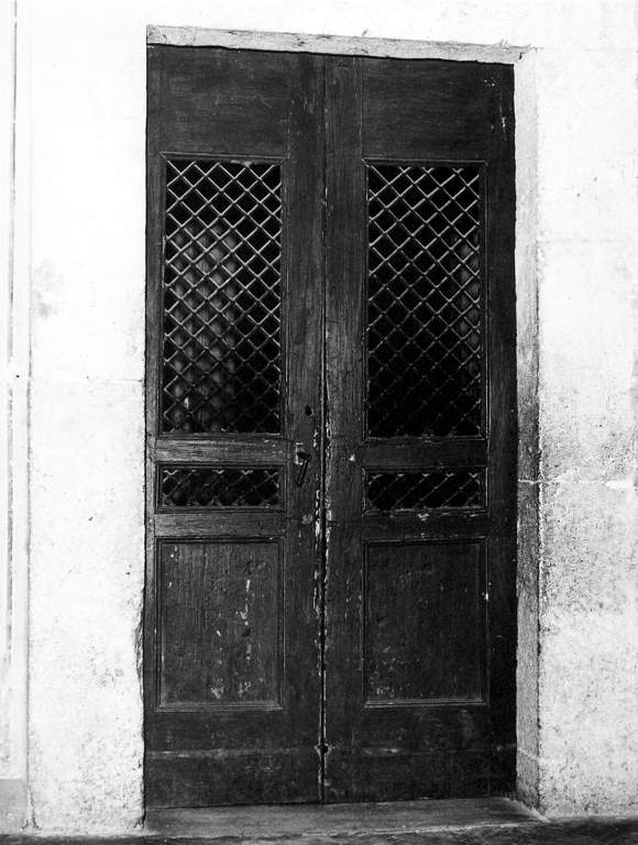 porta - a due battenti, serie - ambito laziale (sec. XVII)