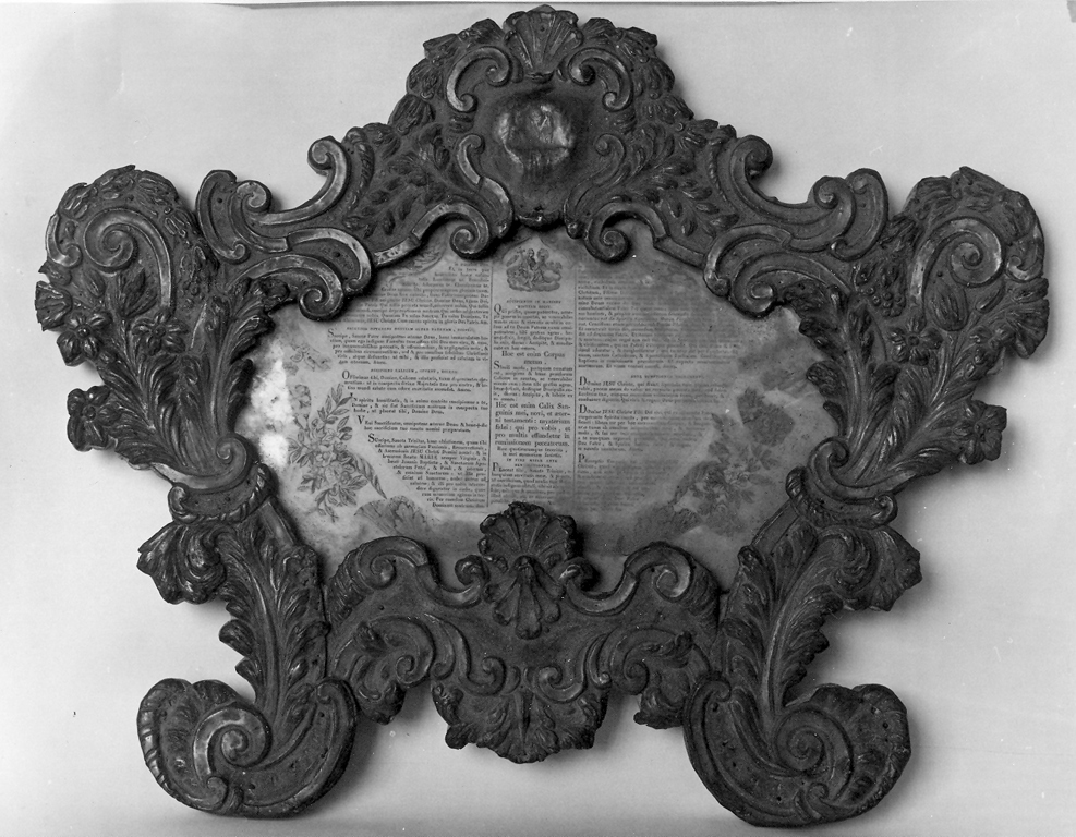 cartagloria - ambito laziale (sec. XVIII)