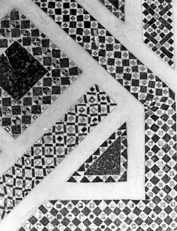 lastra, frammento - ambito cosmatesco (sec. XII)