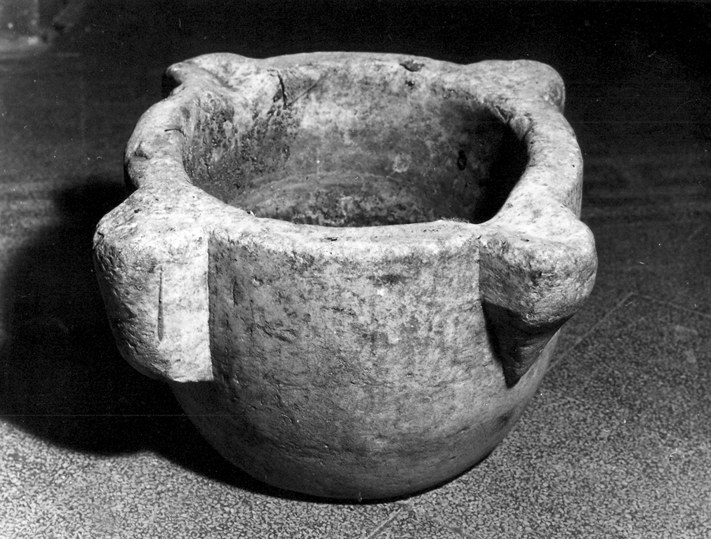 mortaio - ambito laziale (fine/inizio secc. XVII/ XVIII)