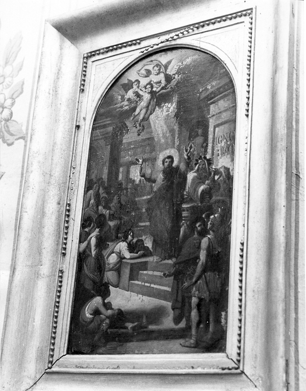 predica di San Paolo (dipinto) - scuola romana (sec. XIX)