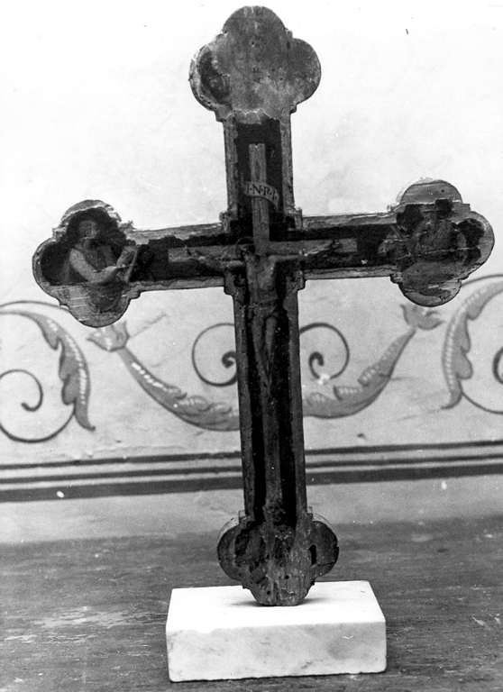 Cristo tra gli evangelisti (dipinto) - scuola romana (fine sec. XVI)
