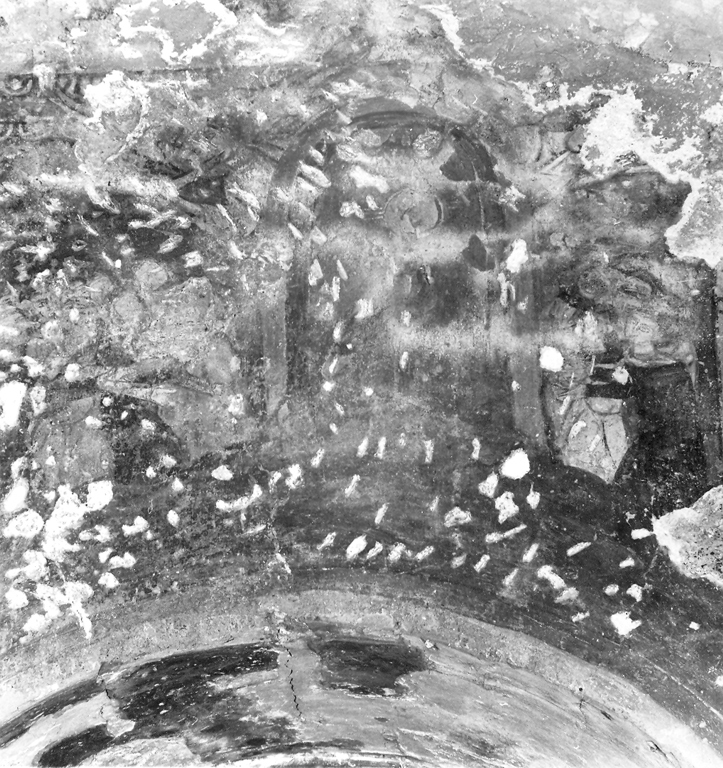 Ezechiele ha la visione della valle delle ossa inaridite (decorazione pittorica, ciclo) - ambito laziale (secc. X/ XI)