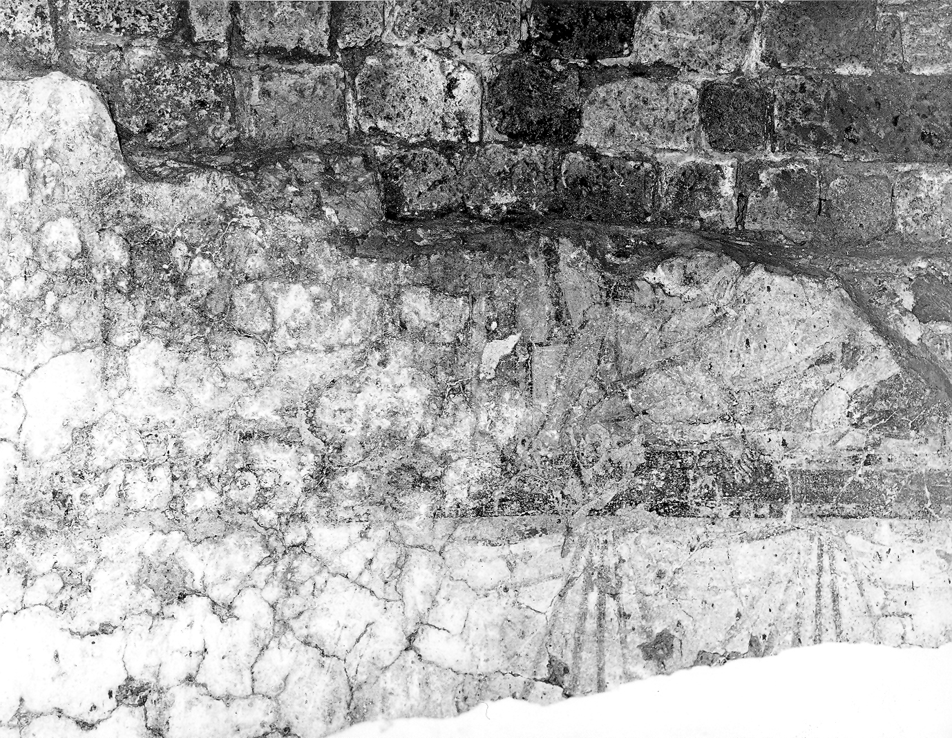 Santi (dipinto, frammento) - scuola romana (secc. VIII/ IX)