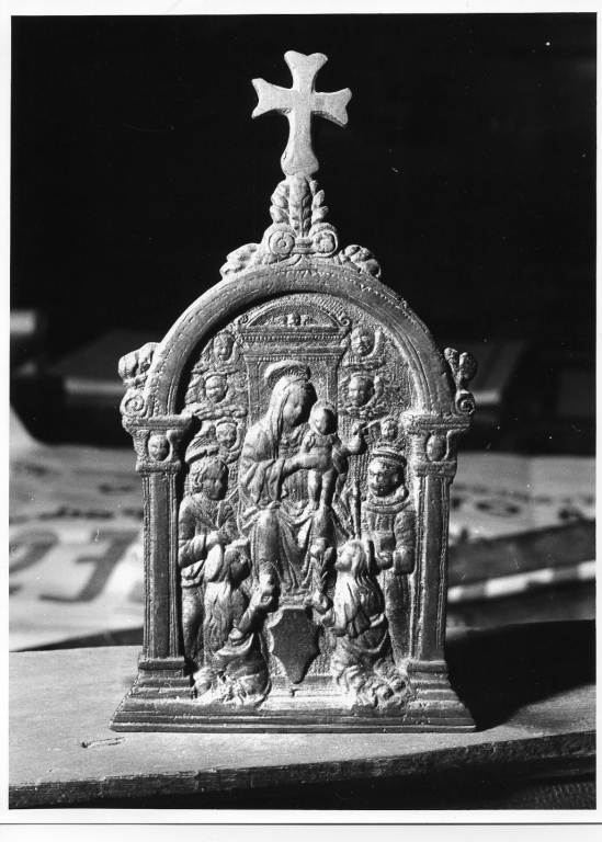 pace - a tavoletta, architettonica - manifattura laziale (fine/inizio secc. XV/ XVI)