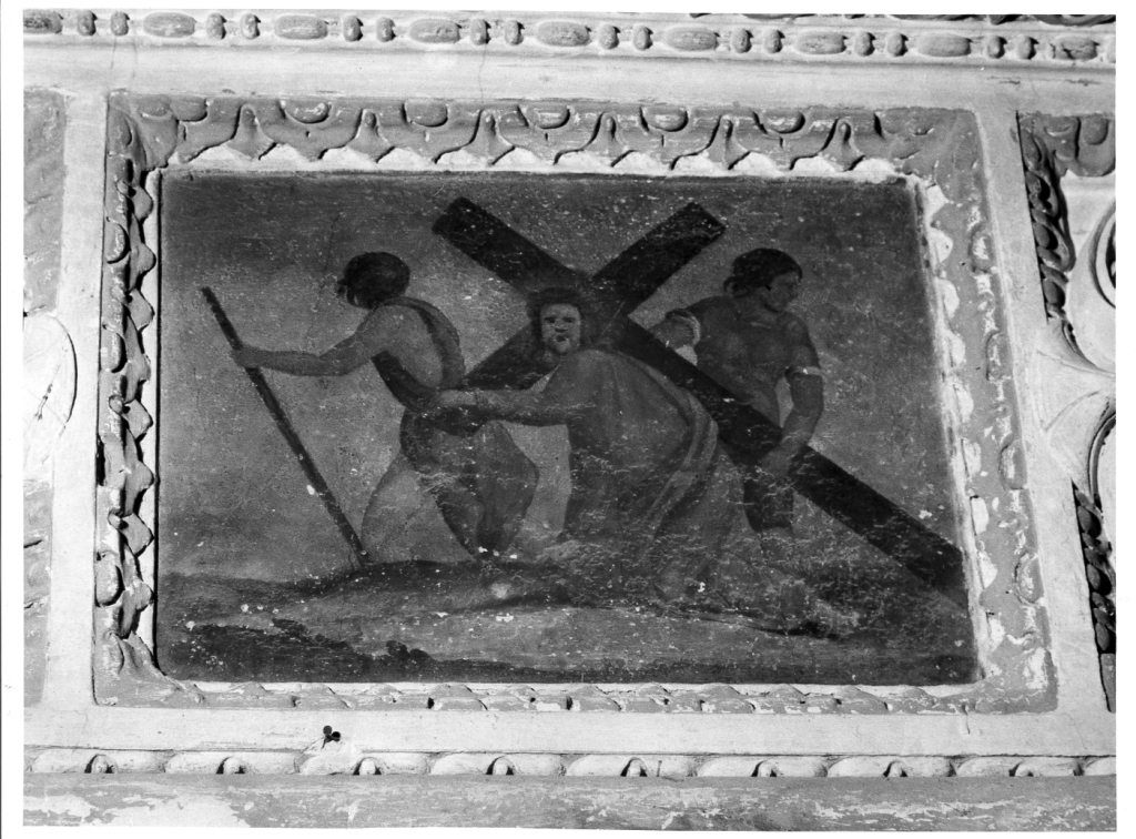 Cristo portacroce (dipinto, ciclo) - ambito laziale (sec. XVII)