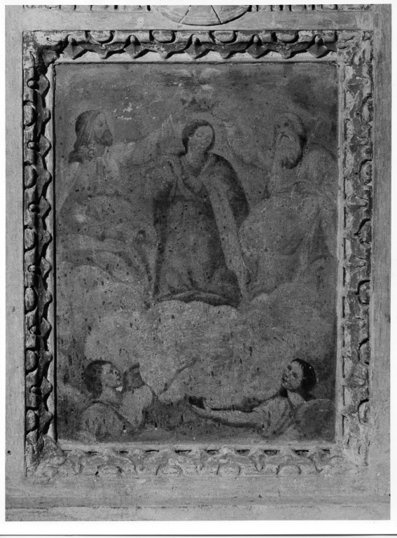 incoronazione di Maria Vergine (dipinto, ciclo) - ambito laziale (sec. XVII)