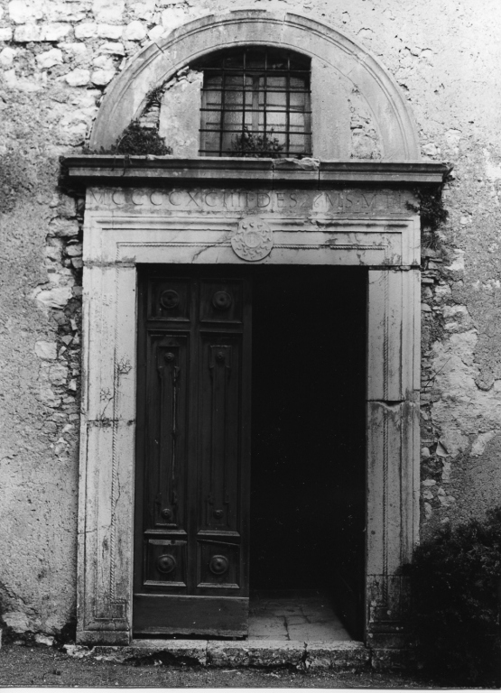 portale architravato - ambito laziale (sec. XV)