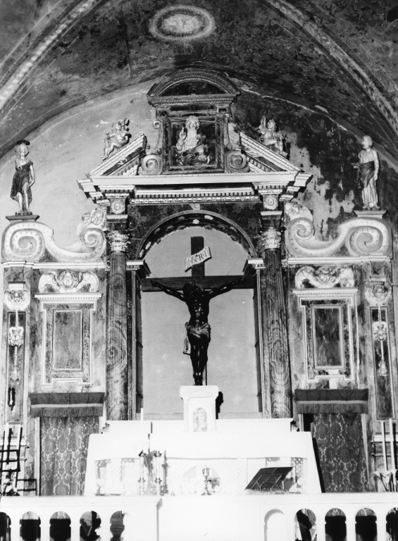 altare maggiore - ambito laziale (sec. XIX)