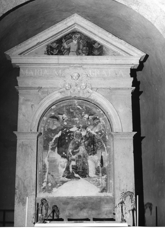 altare - a edicola - ambito laziale (sec. XV)