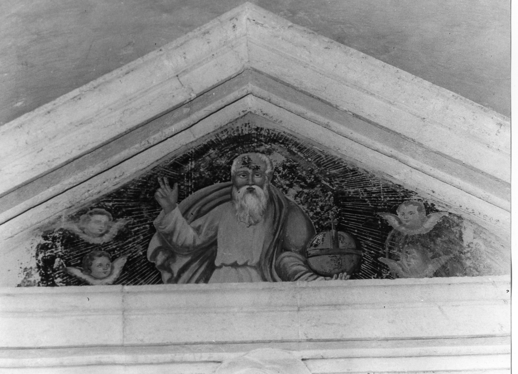 Dio Padre e angeli (dipinto) - ambito laziale (sec. XVII)