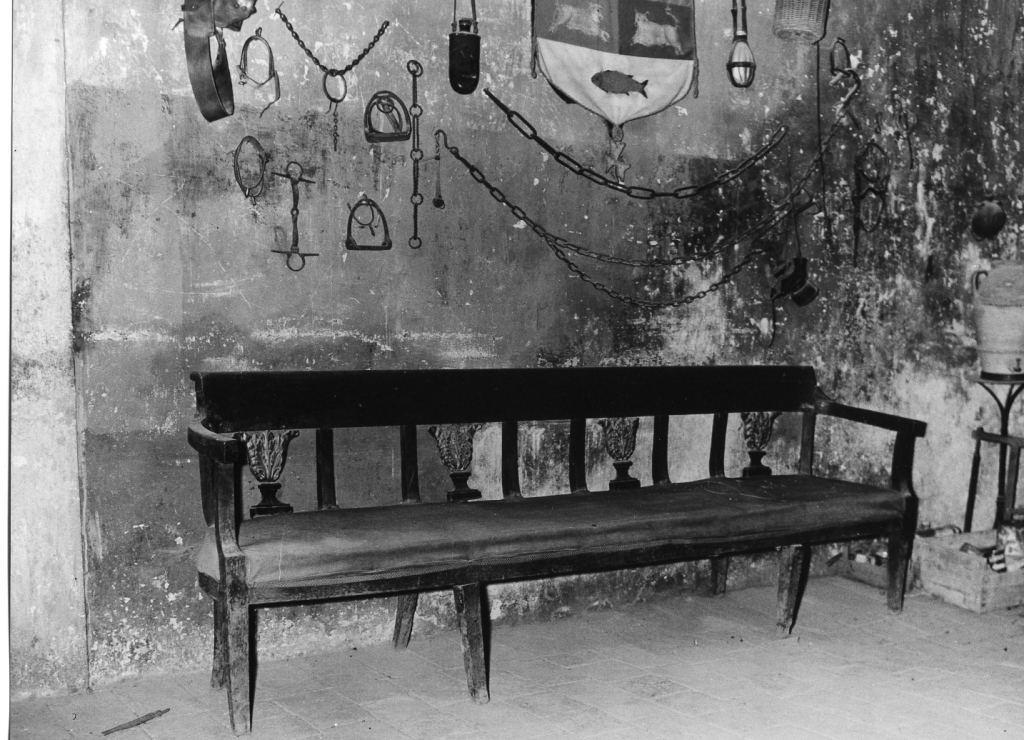 divano - manifattura laziale (sec. XIX)