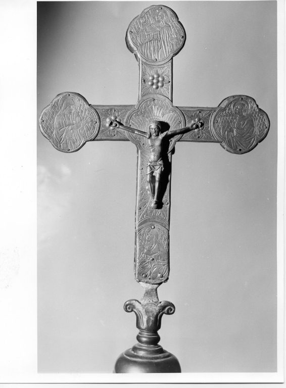 croce processionale - manifattura abruzzese (sec. XV)