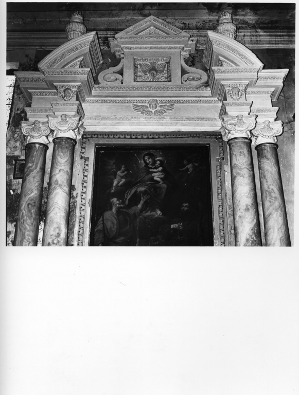 altare - a edicola - ambito laziale (sec. XVIII)