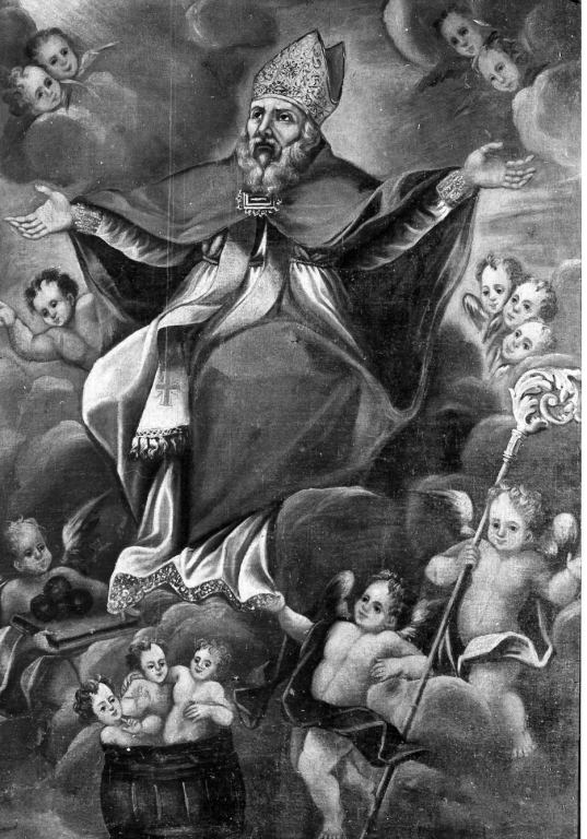 San Nicola di Bari (dipinto) - ambito laziale (sec. XIX)