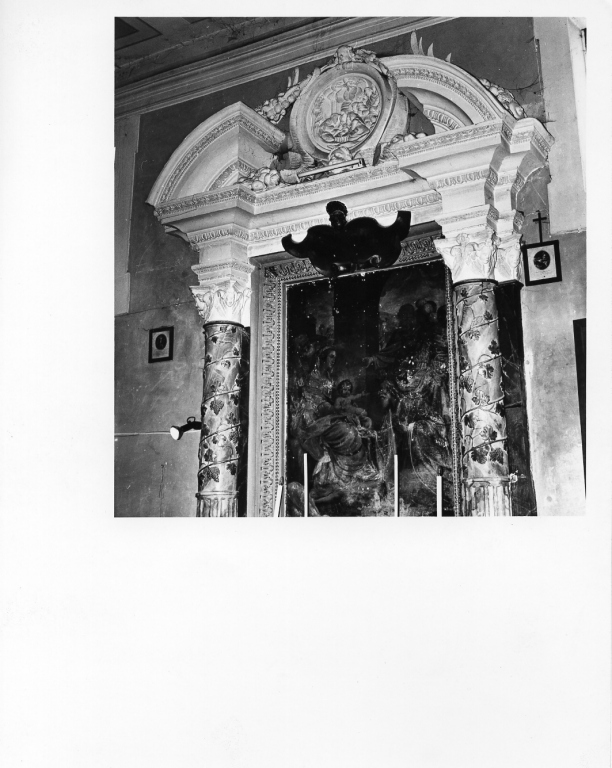 altare - a edicola - ambito laziale (sec. XVIII)