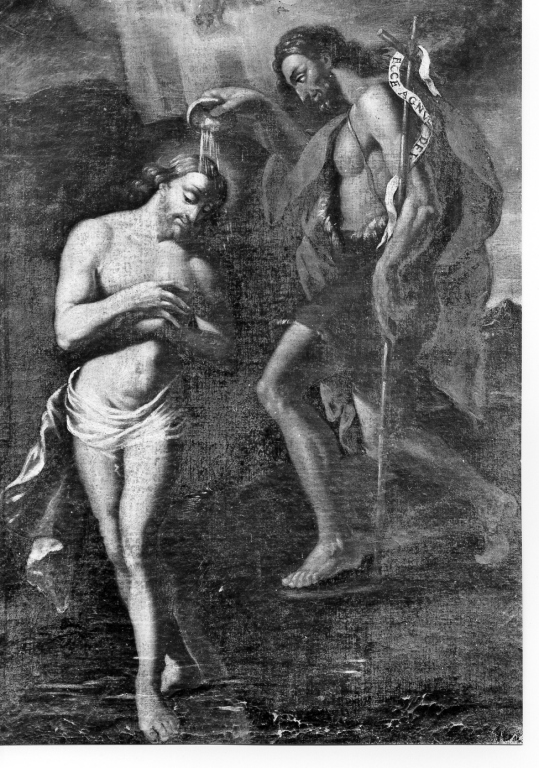 battesimo di Cristo (dipinto) - ambito laziale (sec. XVIII)