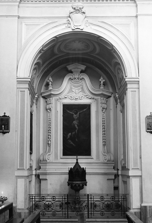 altare - a edicola - ambito laziale (prima metà sec. XVII)