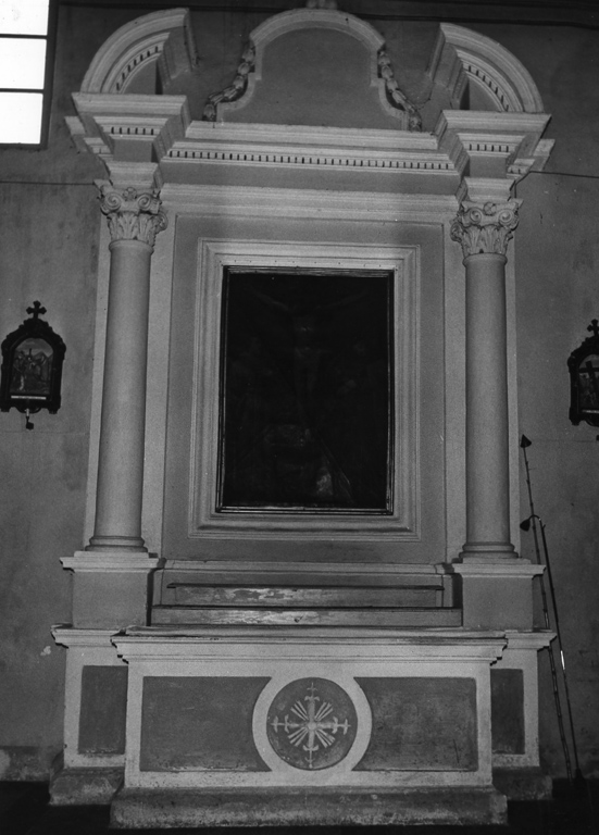 altare - a edicola - ambito laziale (sec. XVII)