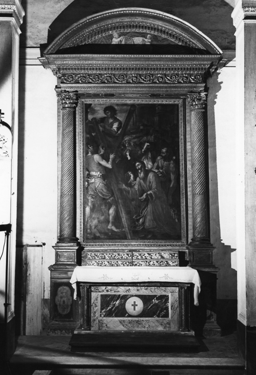 altare - a edicola - ambito laziale (sec. XVII)