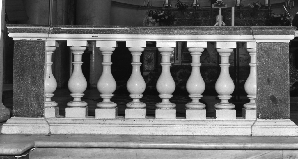 balaustrata - produzione laziale (sec. XVII)