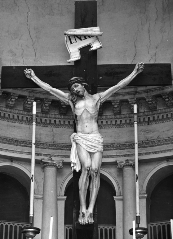 Cristo crocifisso (scultura) - ambito laziale (secc. XVII/ XVIII)