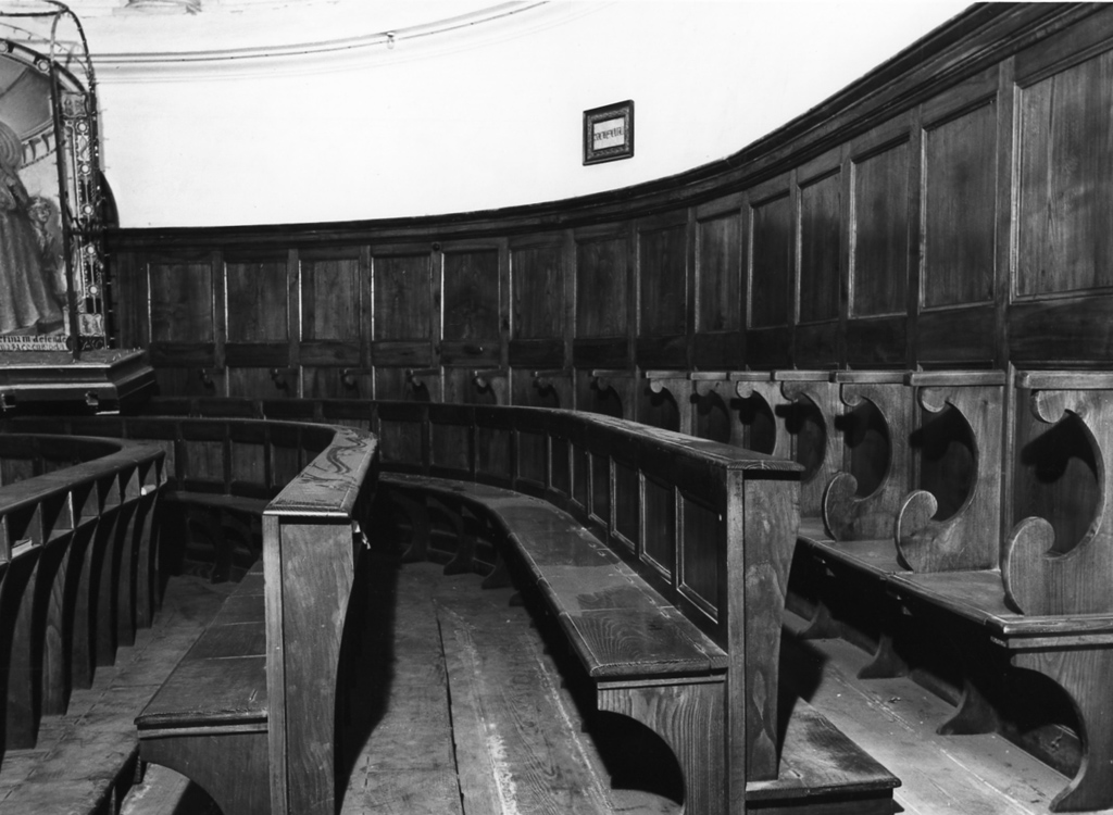 stalli del coro - ambito laziale (sec. XIX)