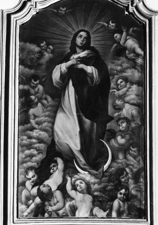Madonna Immacolata (dipinto) di Quattrucci Raffaele (fine sec. XIX)