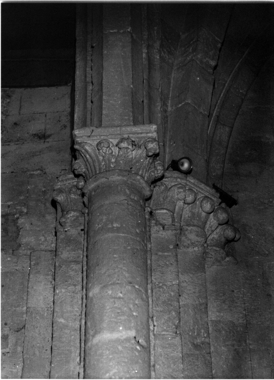 capitello di pilastro - ambito viterbese (sec. XIII)