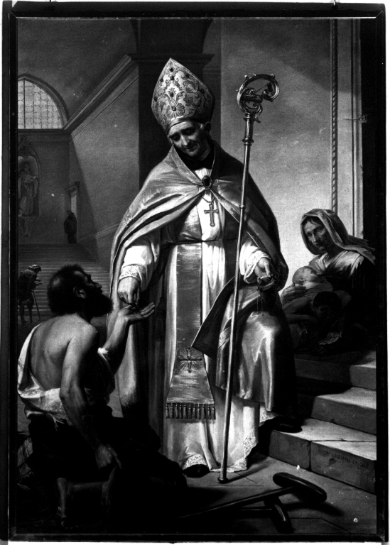 San Tommaso da Villanova (dipinto) di Gagliardi Pietro (sec. XIX)