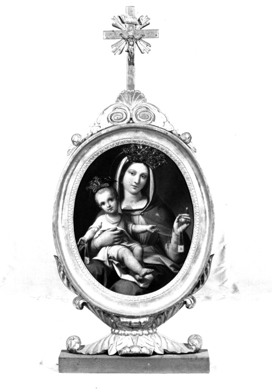 Madonna del Carmelo (dipinto) di Gagliardi Pietro (sec. XIX)