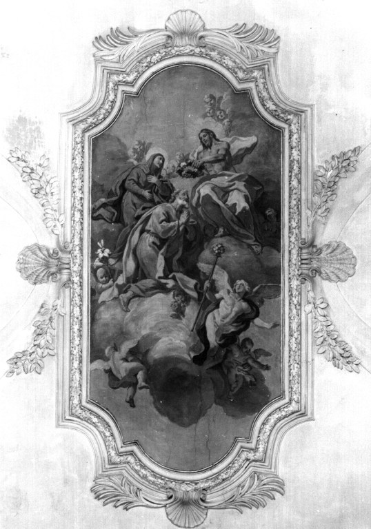 incoronazione di San Giuseppe (dipinto) di Avellino Onofrio (sec. XVIII)