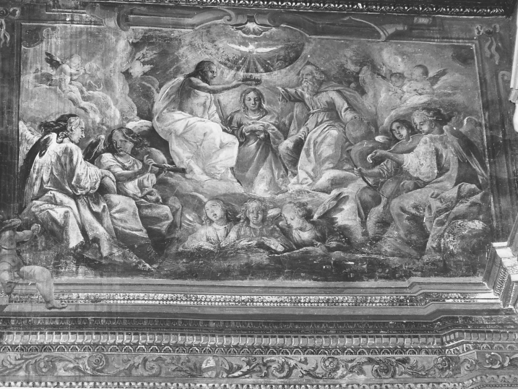 incoronazione di Maria Vergine (dipinto) di Caparozzi Filippo (sec. XVII)