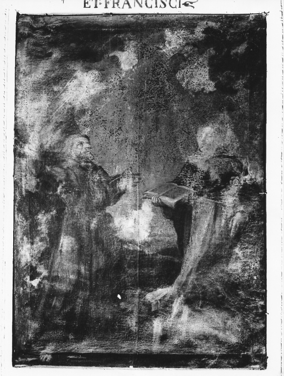 San Francesco e San Domenico (dipinto) - ambito campano, ambito laziale (sec. XVIII)