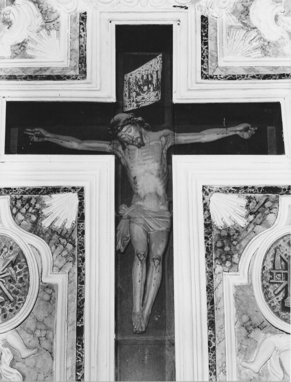 Cristo crocifisso (scultura) - ambito laziale (sec. XVII)