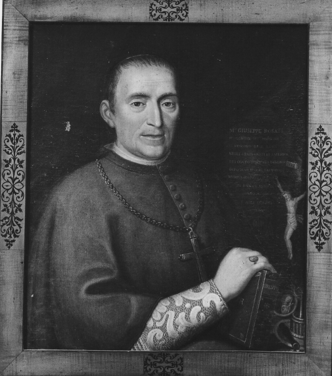 ritratto del vescovo Giuseppe Rosati (dipinto) - ambito laziale (sec. XIX)