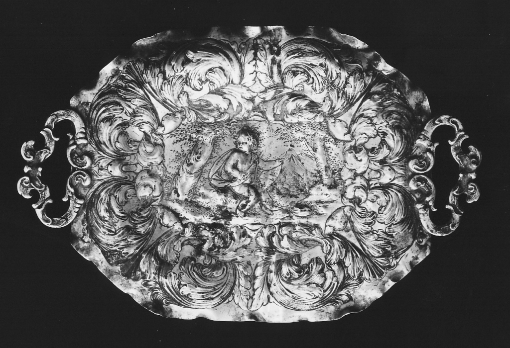 vassoio - ambito napoletano (sec. XIX)