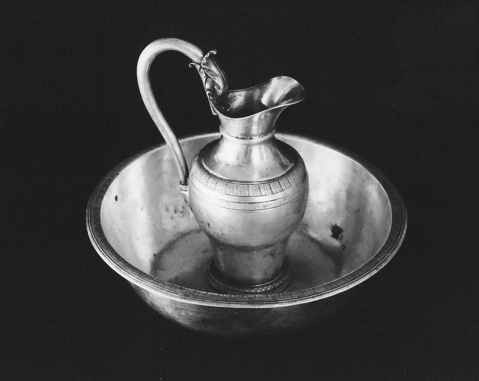 servizio da lavabo - ambito napoletano (secondo quarto, terzo quarto sec. XIX, sec. XIX)