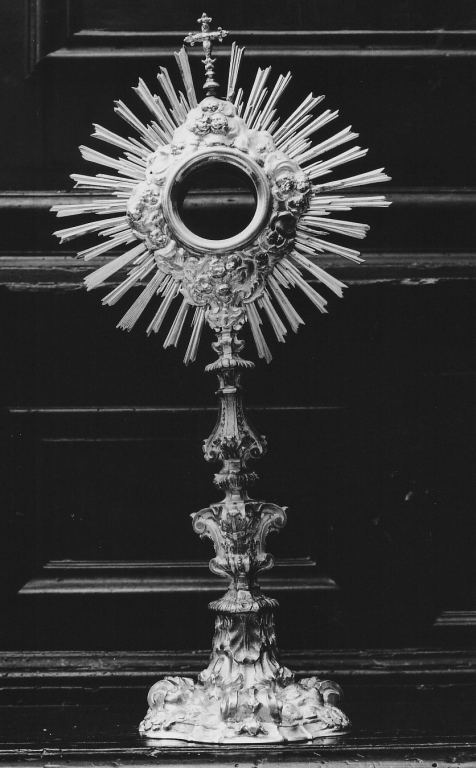 ostensorio - ambito laziale (fine sec. XVIII)