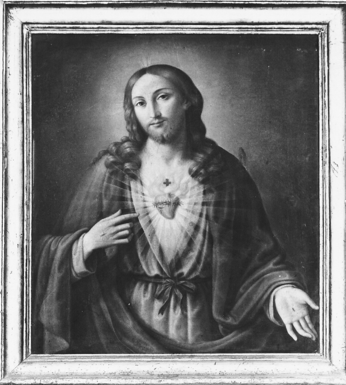 Sacro Cuore di Gesù (dipinto) - ambito laziale (sec. XIX)