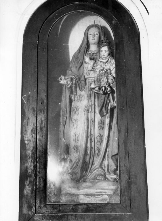 Madonna con Bambino (scultura) - ambito Italia centro-meridionale (fine/inizio secc. XIX/ XX)