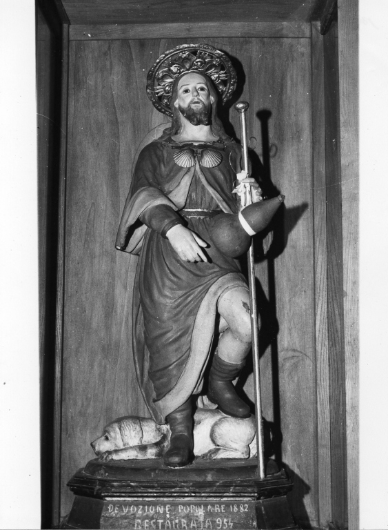 San Rocco (scultura) - ambito Italia centro-meridionale (sec. XIX)