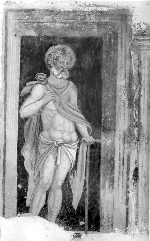 Santo (dipinto) - ambito laziale (prima metà sec. XVI)