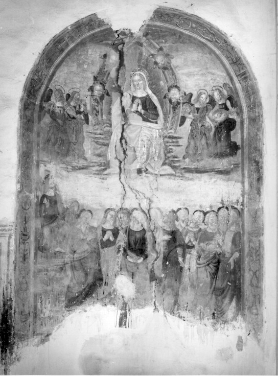 assunzione della Madonna (dipinto) - ambito umbro-laziale (sec. XVI)